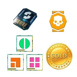 1000 Super Credits + 250 Medal + 300 Samples(100*3) + 50K  Requisition Slips